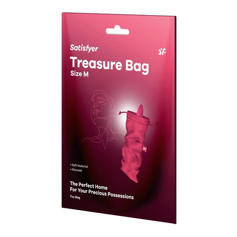 Sac de Rangement Treasure Taille M Rouge