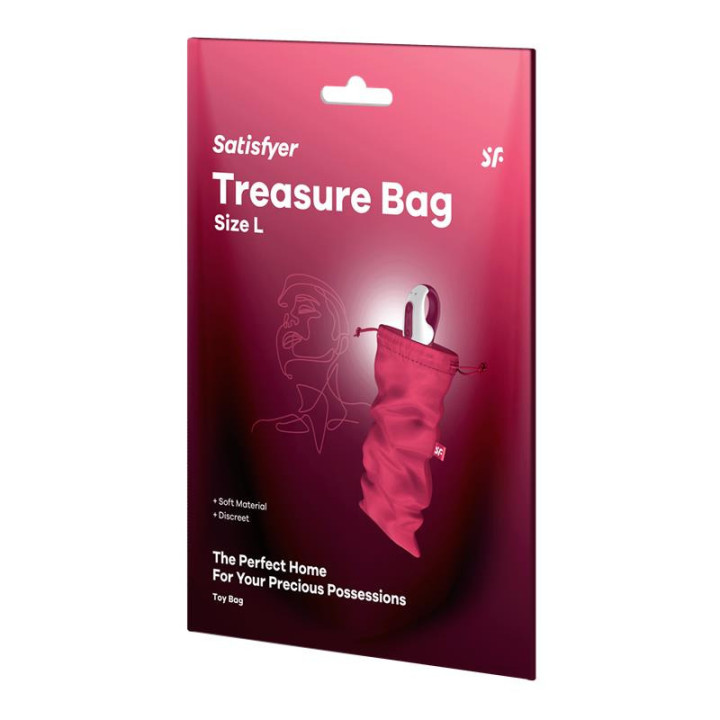 Sac de Rangement Treasure Taille L Rouge