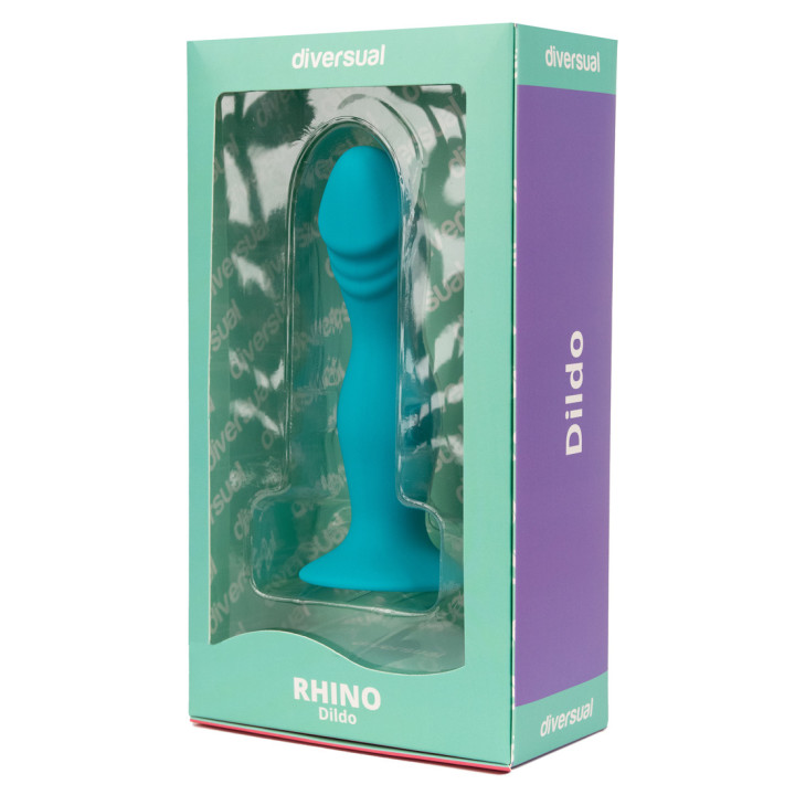 Rhino Dildo Turquoise