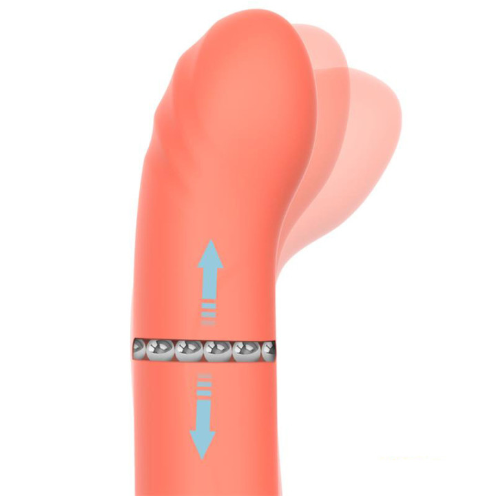 Mindy Vibromasseur avec Up and Down, Finger et Pulsation avec App