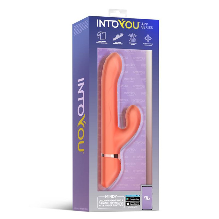 Mindy Vibromasseur avec Up and Down, Finger et Pulsation avec App