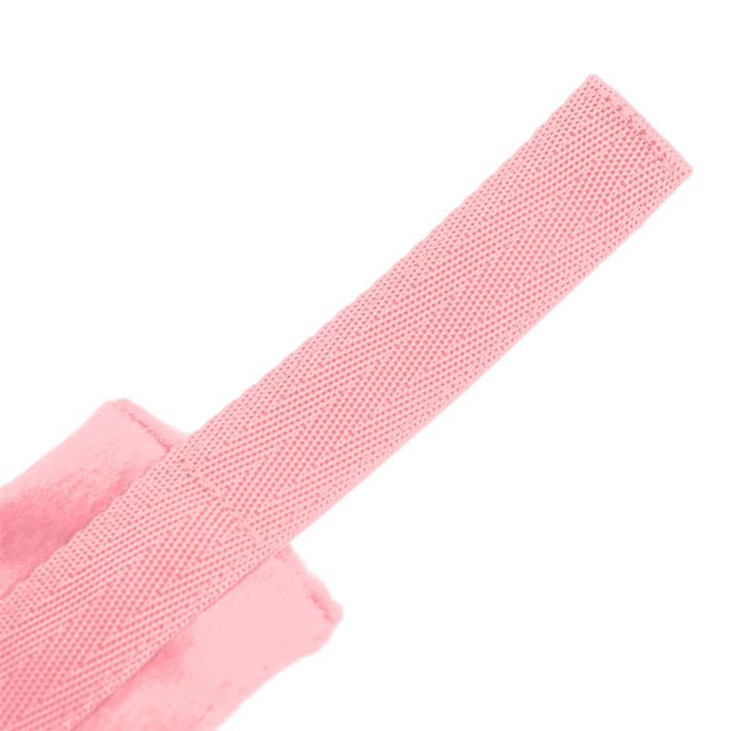 Menottes en Tissu avec Velcro pour Poignets Rose