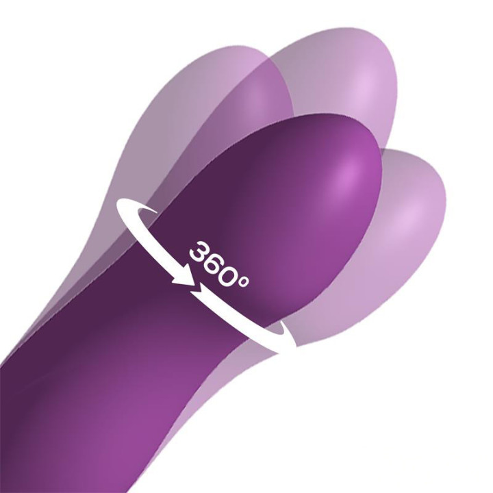 Toka Vibromasseur avec Oscillation 360º et Langue