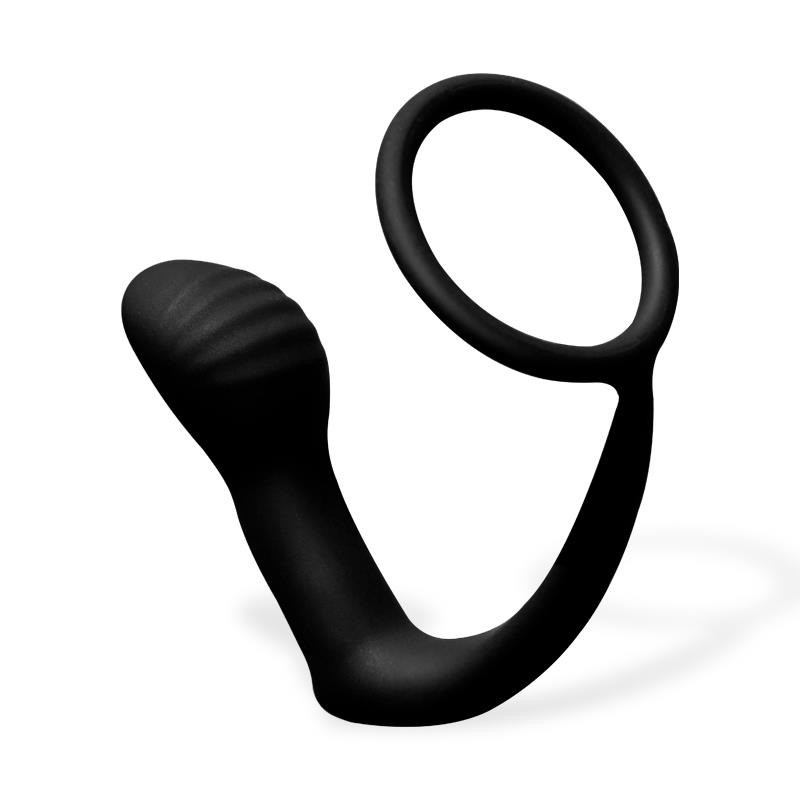 Carnelian Plug Anal avec Vibration et Anneau pour Pénis