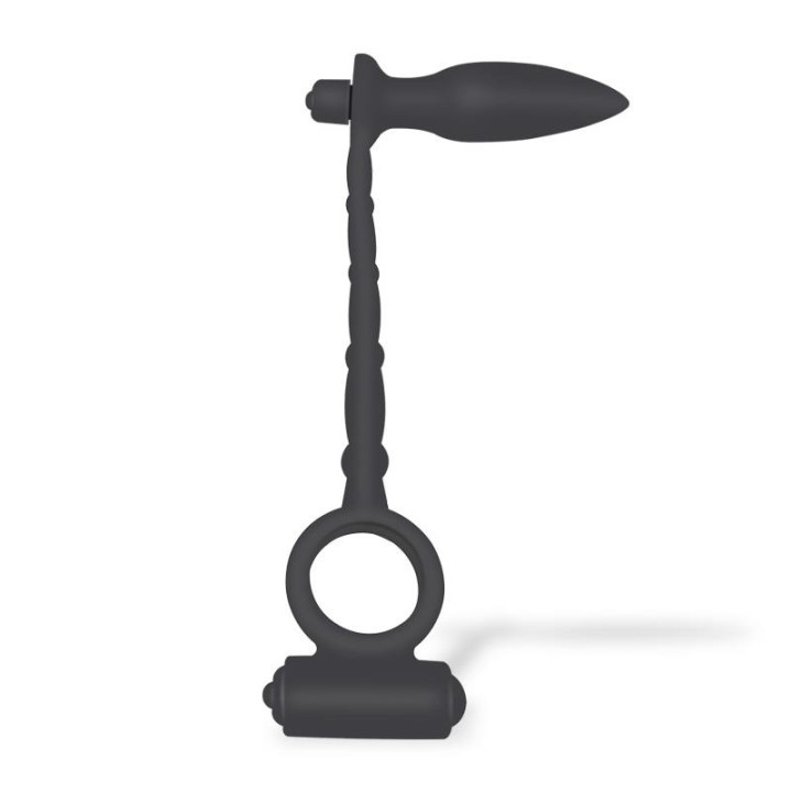 Suglite Plug Anal avec Vibration et Anneau pour le Pénis