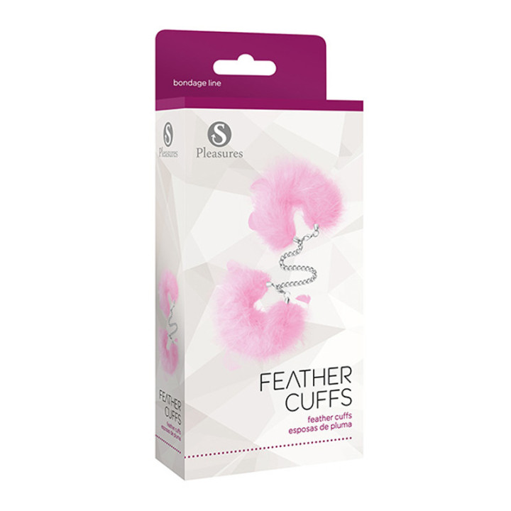 Feather Cuffs Rose