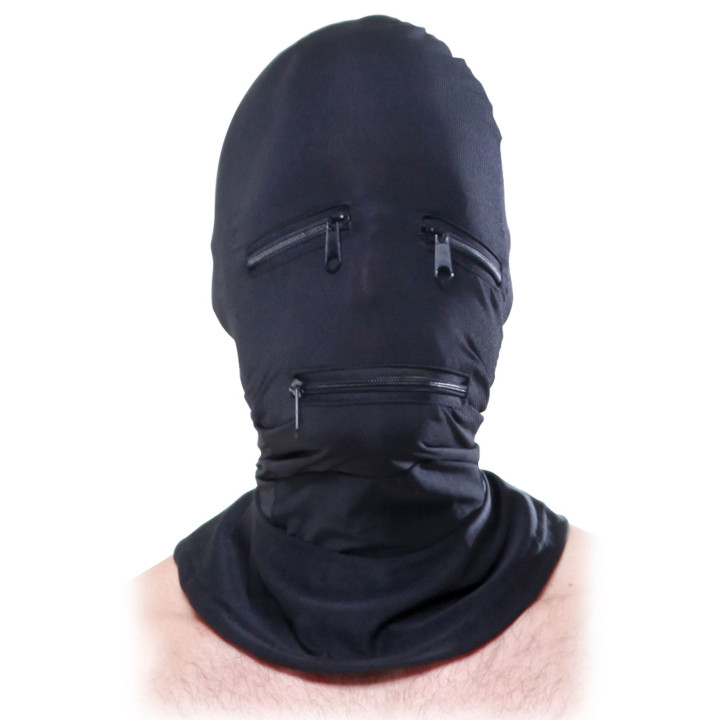 Cagoule avec Fermetures Éclair Noir
