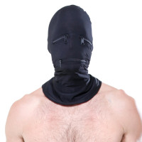Cagoule avec Fermetures Éclair Noir