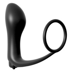 Plug Vibrant ASS-GASM Anneau Noir