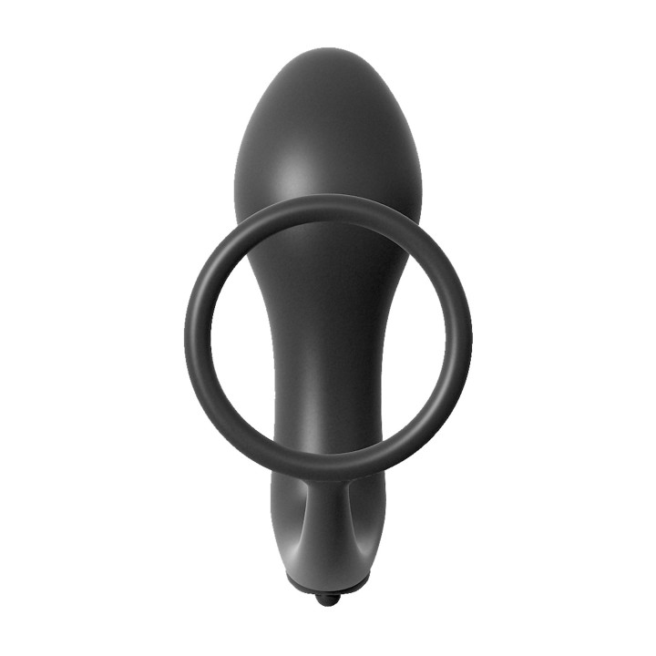 Plug Vibrant ASS-GASM Anneau Noir