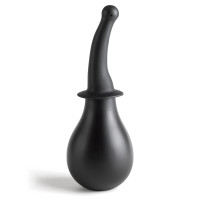 Poire à Lavement Anal Courbée Noire 280 ml