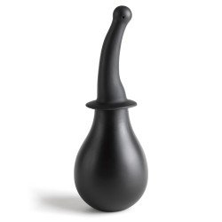 Poire à Lavement Anal Courbée Noire 280 ml
