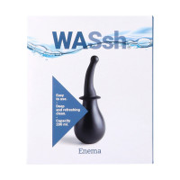 Poire à Lavement Anal Courbée Noire 280 ml