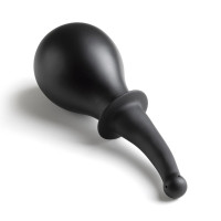 Poire à Lavement Anal Courbée Noire 280 ml