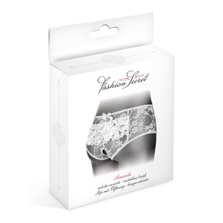 Culotte Blanche Ouverte Amanda