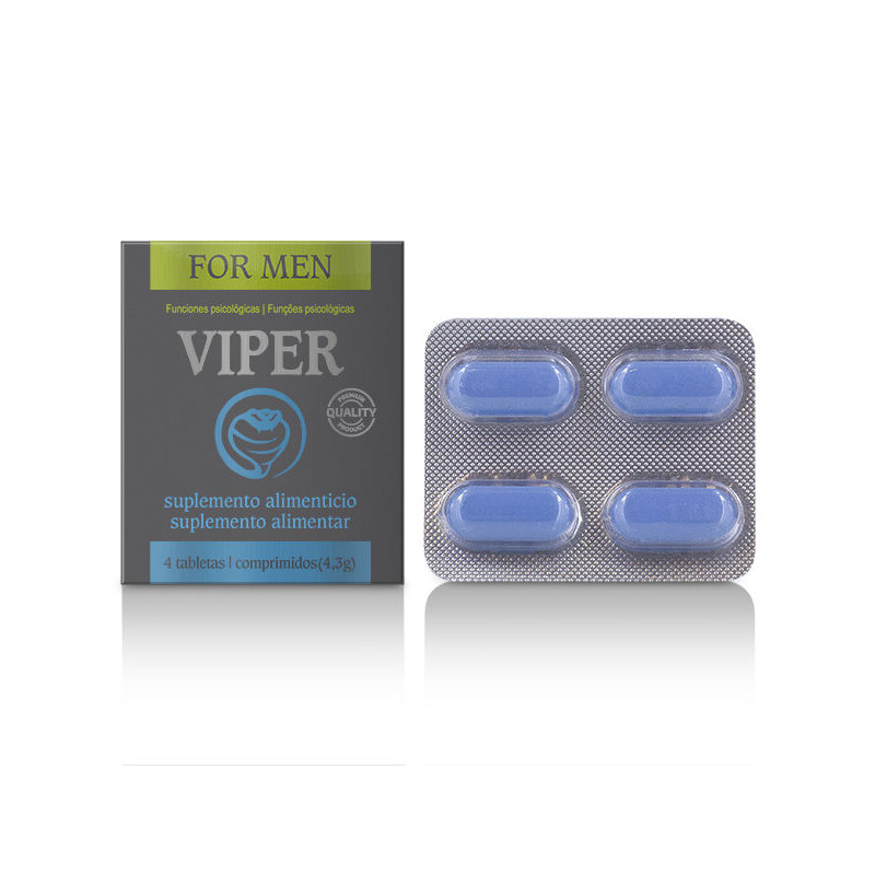 Viper pour Hommes 4 Comprimés