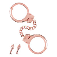 Menottes Premium Métal Rose