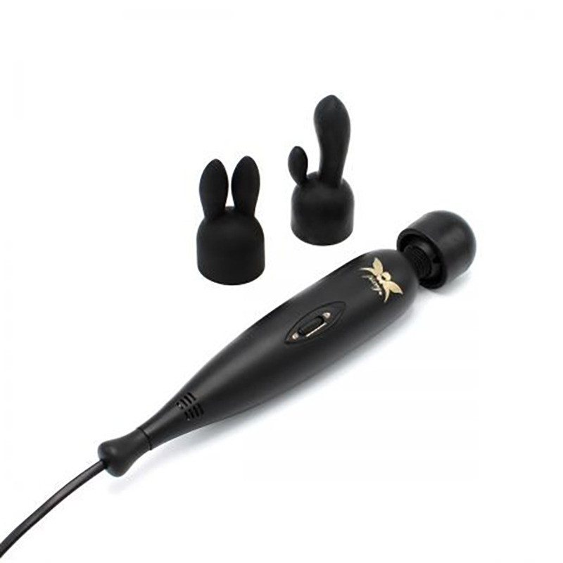 Masseur Wand Pixey Turbo Noir avec 2 Accessoires