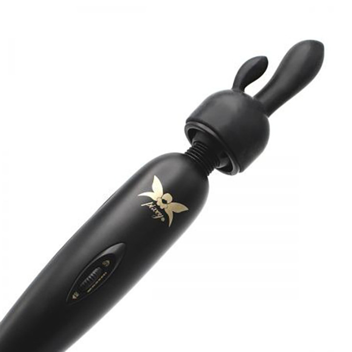 Masseur Wand Pixey Turbo Noir avec 2 Accessoires