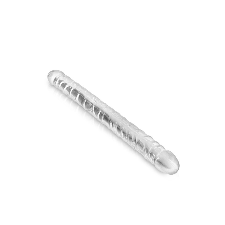 Gode Double Transparent 34 cm