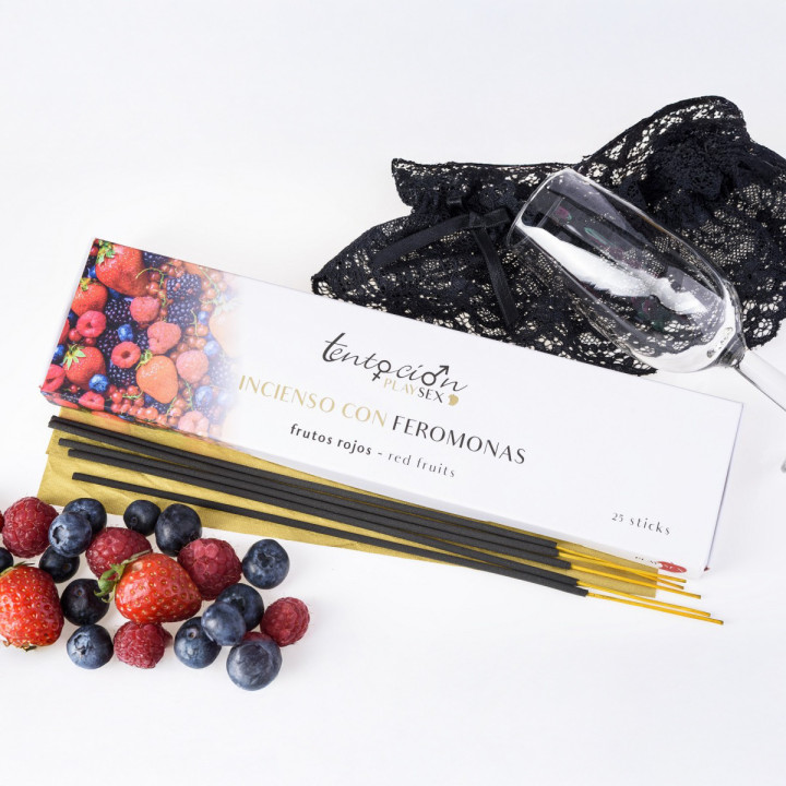 Encens aux Phéromones Fruits Rouges 25 Bâtonnets