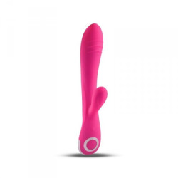 Vibromasseur avec Stimulateur Rose