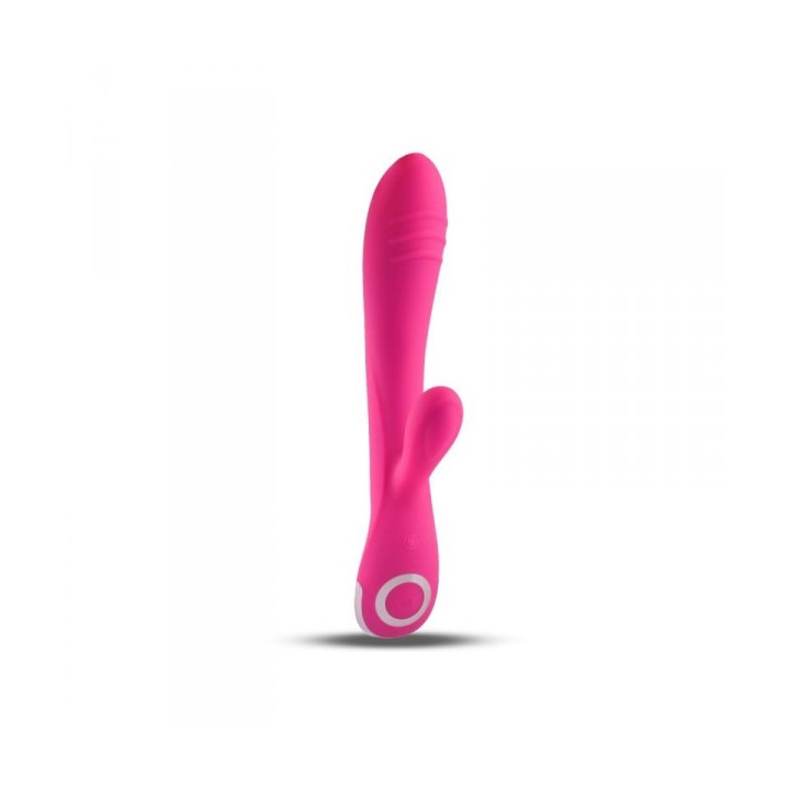 Vibrador con Estimulador Rosa