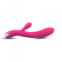 Vibromasseur avec Stimulateur Rose