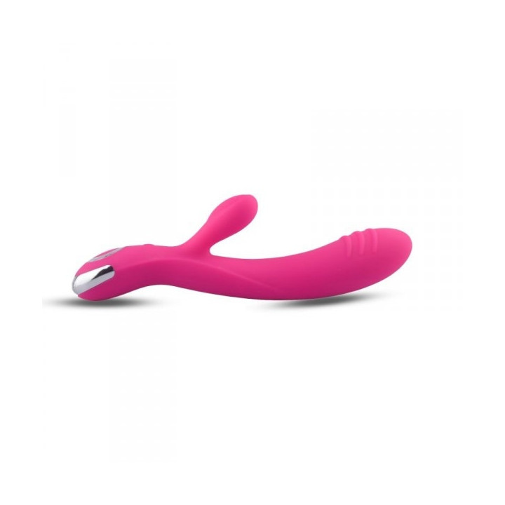 Vibrador con Estimulador Rosa