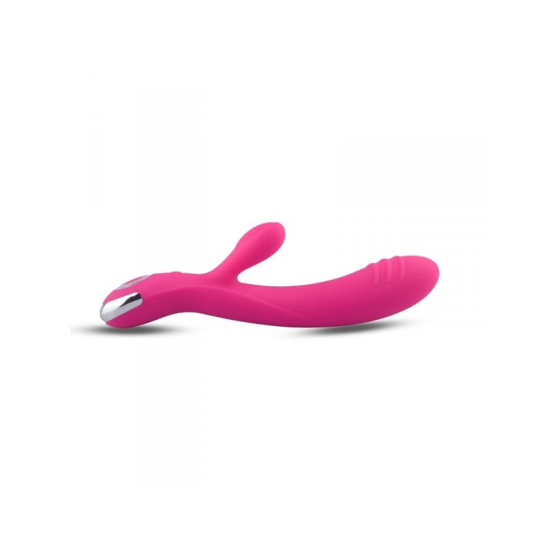 Vibromasseur avec Stimulateur Rose