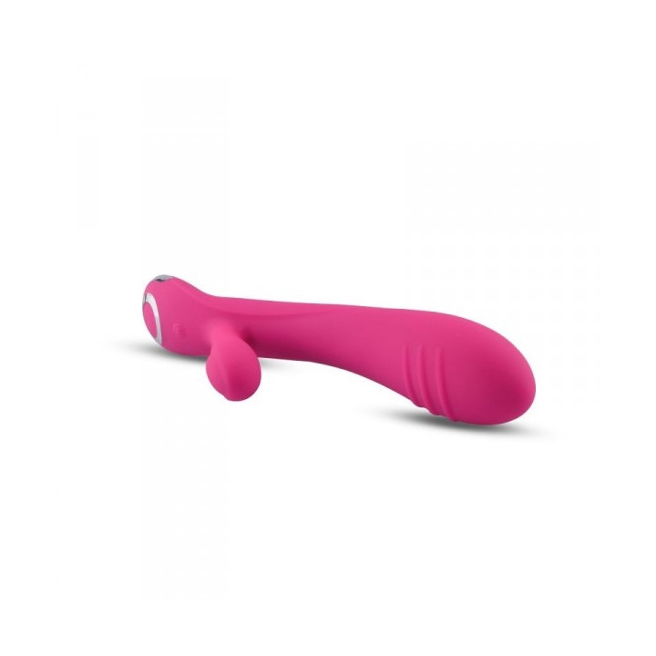 Vibrador con Estimulador Rosa
