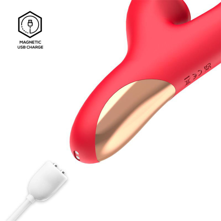 Grant Vibromasseur avec Flipping et Langue Licking 360º