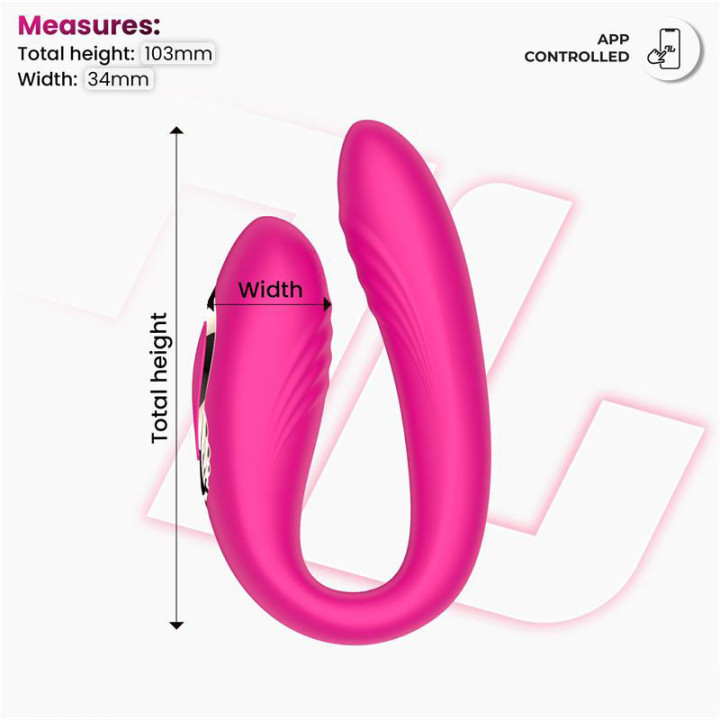 Couty Jouet pour Couples avec Oscillation 360º avec App