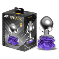 Plug Anal avec Rose Pourpre Taille S