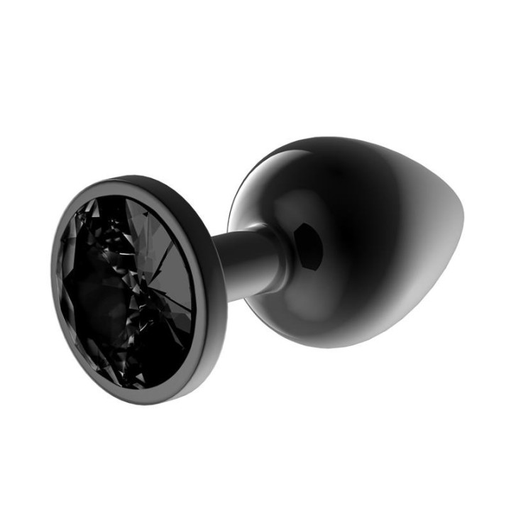 Blackgem Plug Anal avec Bijou Noir Taille M