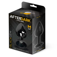 Blackgem Plug Anal avec Bijou Noir Taille M