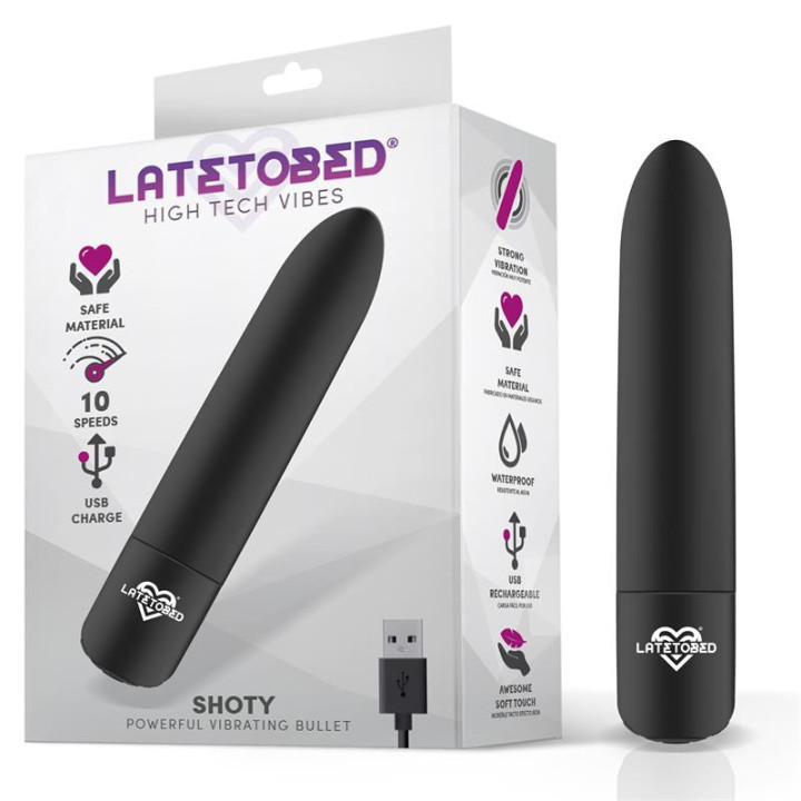 Shoty Balle Vibrante Noir