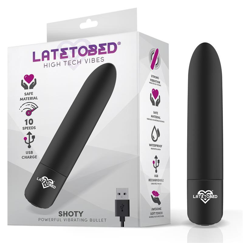 Shoty Balle Vibrante Noir