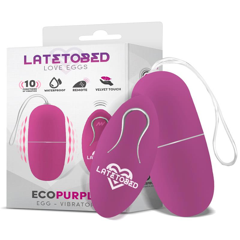 Ecopurple Oeuf Vibrant avec Télécommande