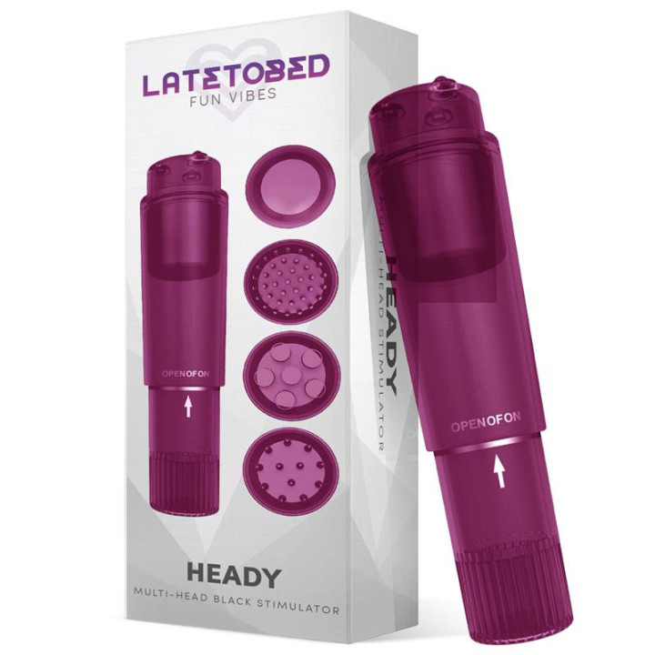 Heady Stimulateur avec 4 Embouts Violet
