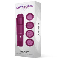 Heady Stimulateur avec 4 Embouts Violet