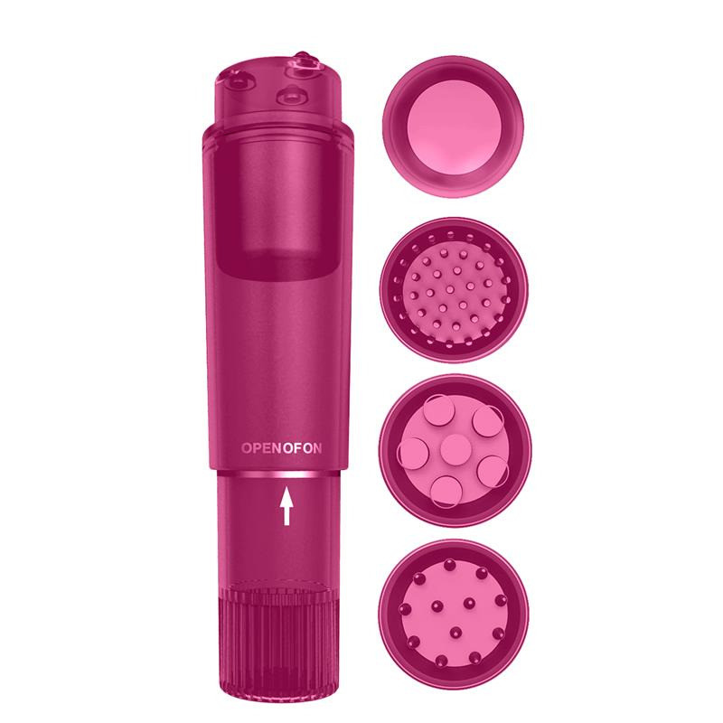 Heady Stimulateur avec 4 Embouts Violet