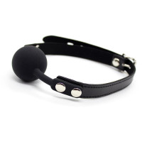 Bâillon à Boule Ajustable Noir
