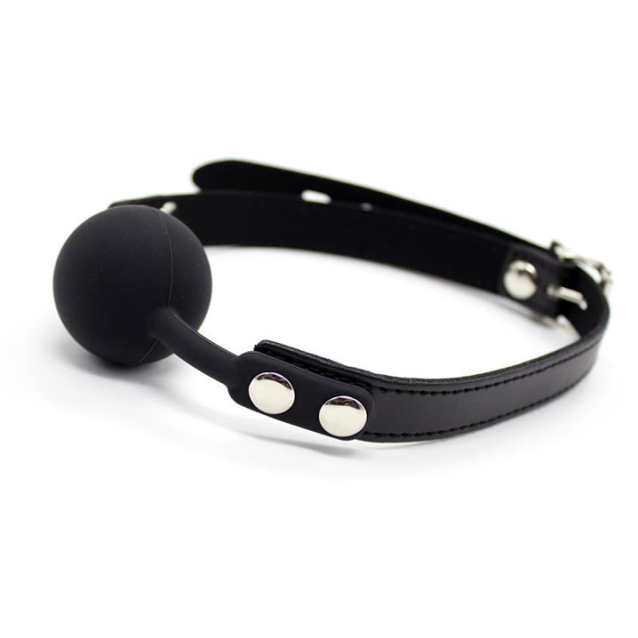 Bâillon à Boule Ajustable Noir