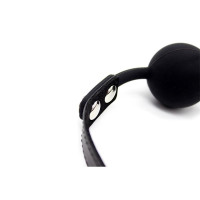 Bâillon à Boule Ajustable Noir