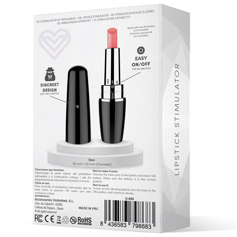 Viplips Stimulateur Rouge à Lèvres Noir