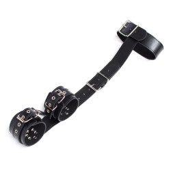 Collier avec Attaches Ajustables Noir