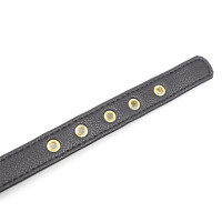Collier avec Grelot et Noeud Noir/Rouge