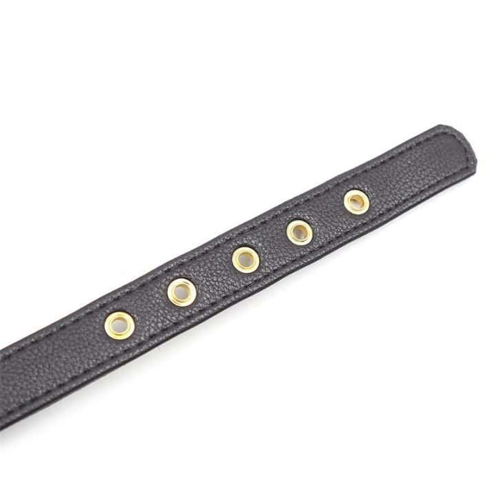 Collier avec Grelot et Noeud Noir/Rouge
