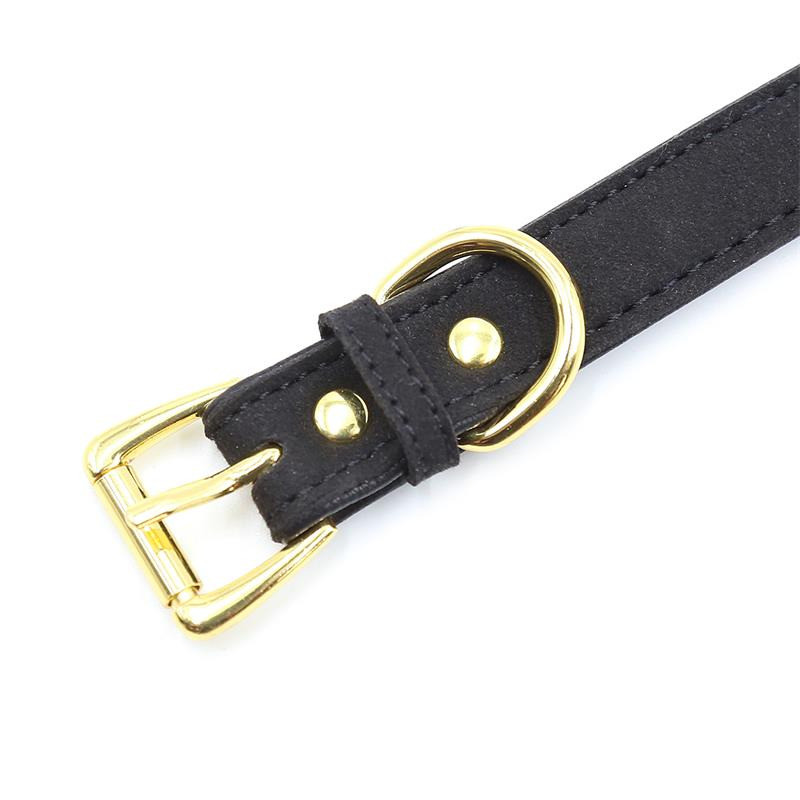 Collier avec Grelot et Noeud Noir/Rouge
